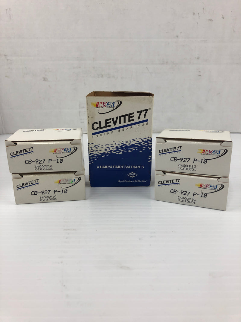 Clevite CB927P10 Engine Connecting Rod Bearing CB-927 P-10 (Box of 4)