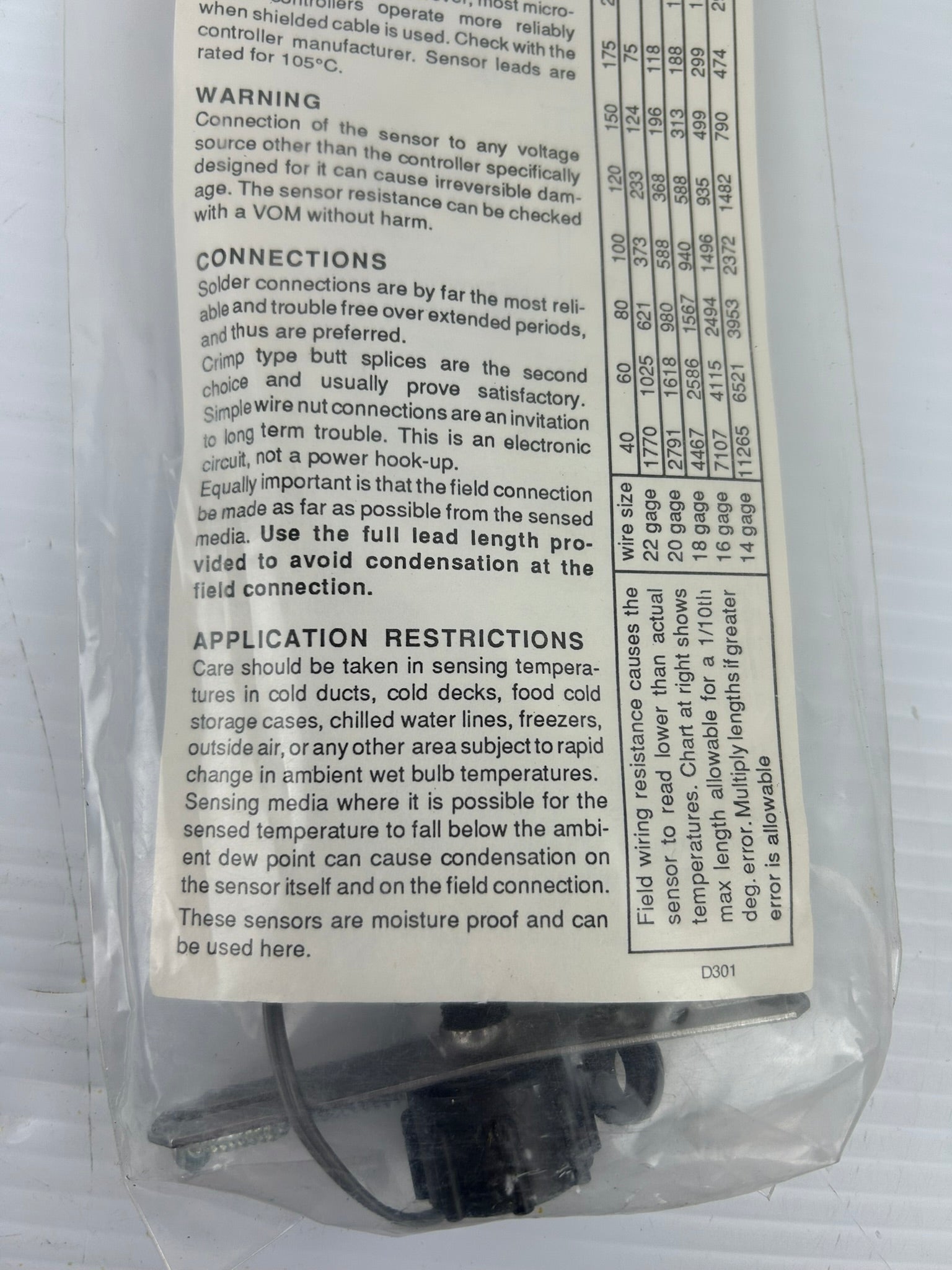Pre-Con Corp. ST-D3 Temperature Sensor - Lot of 3