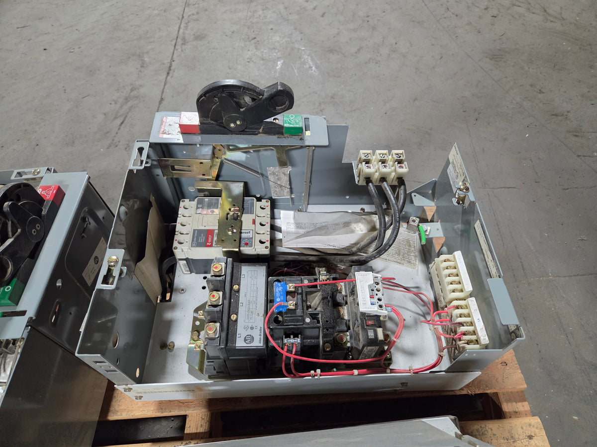 Allen-Bradley MCC Bucket 2113B 30HP 3PH 480V Size 3 FVNR 100A Breaker - No Door