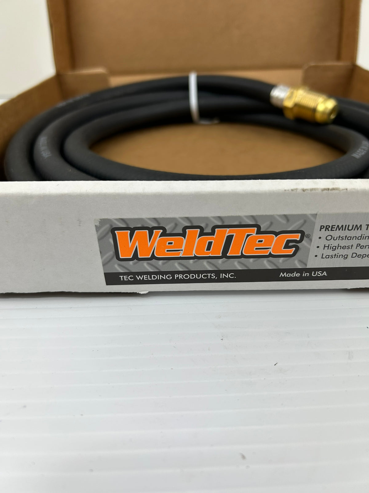 WeldTec 46V28R Welding Power Cable 12-1/2 Foot Rubber Torch Series 26, 27