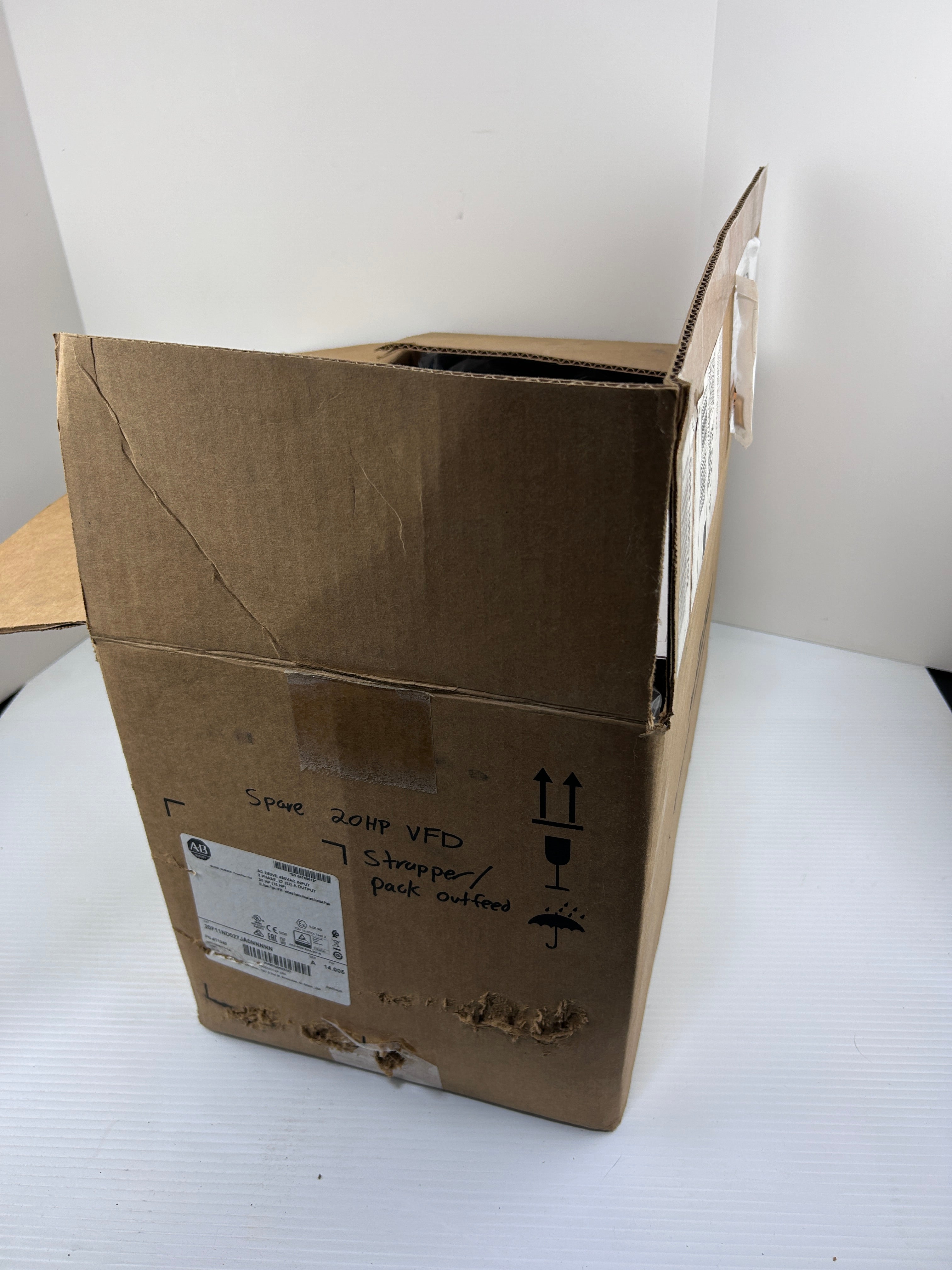 Allen Bradley PowerFlex 753 20F11ND027JA0NNNNN AC Drive 20 HP Series A