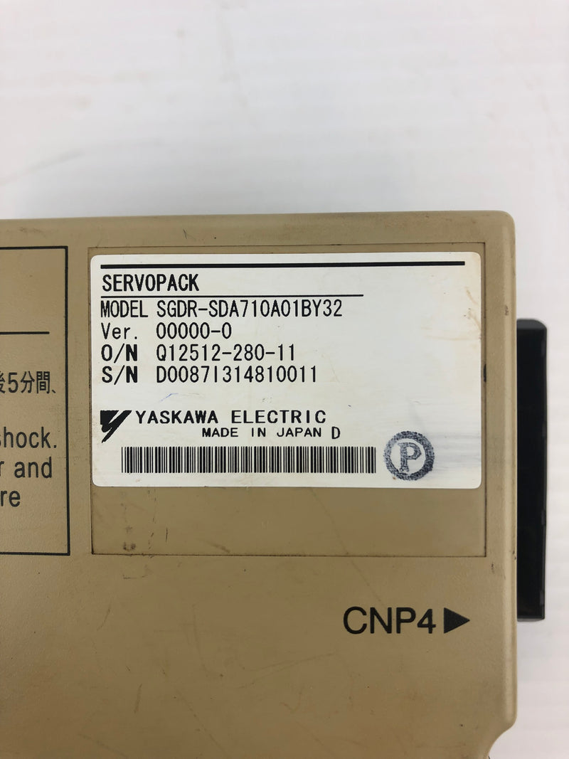 Yaskawa Electric SGDR-SDA710A01BY32 ServoPack Drive