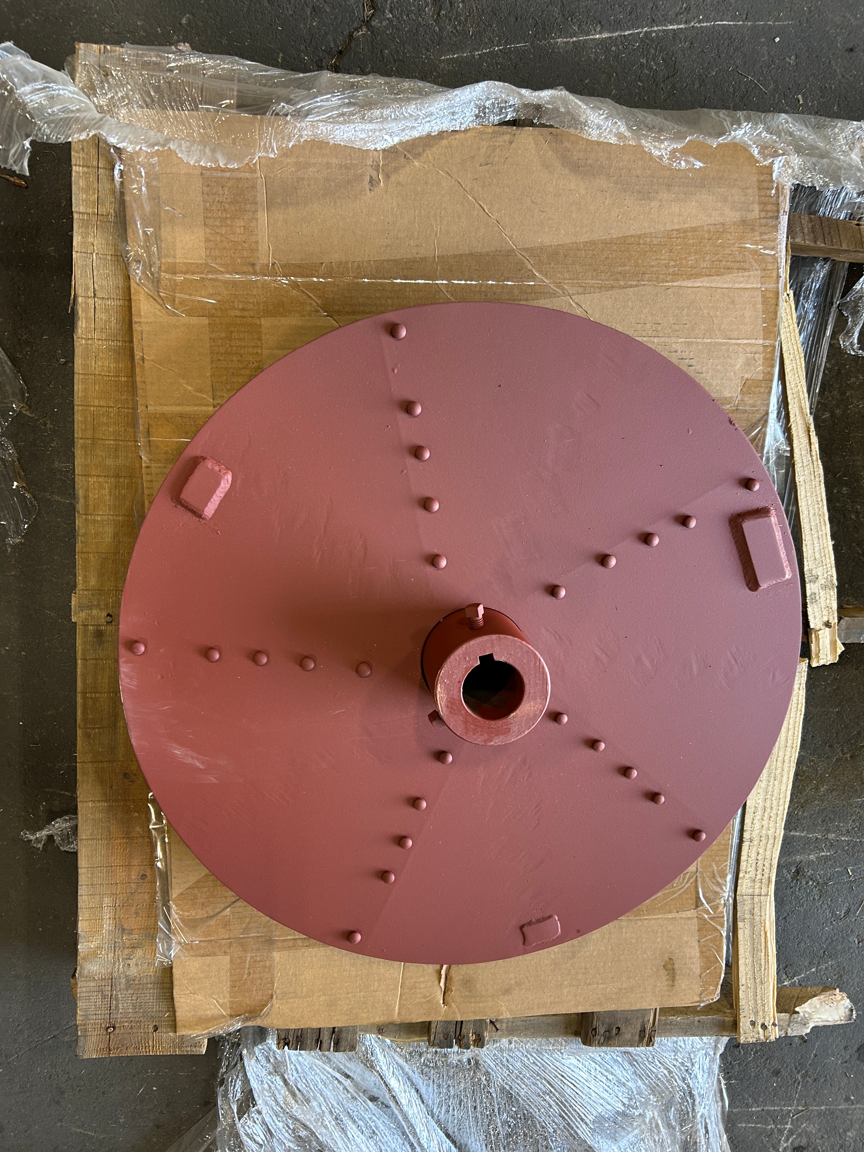Wheel Material Handling 26" For 7E Blower Fan 2.11" Bore / 2.35" with Keyway