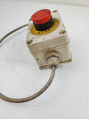 Emergency Stop Button Switch Left Mount with Cable KRL-45/CM