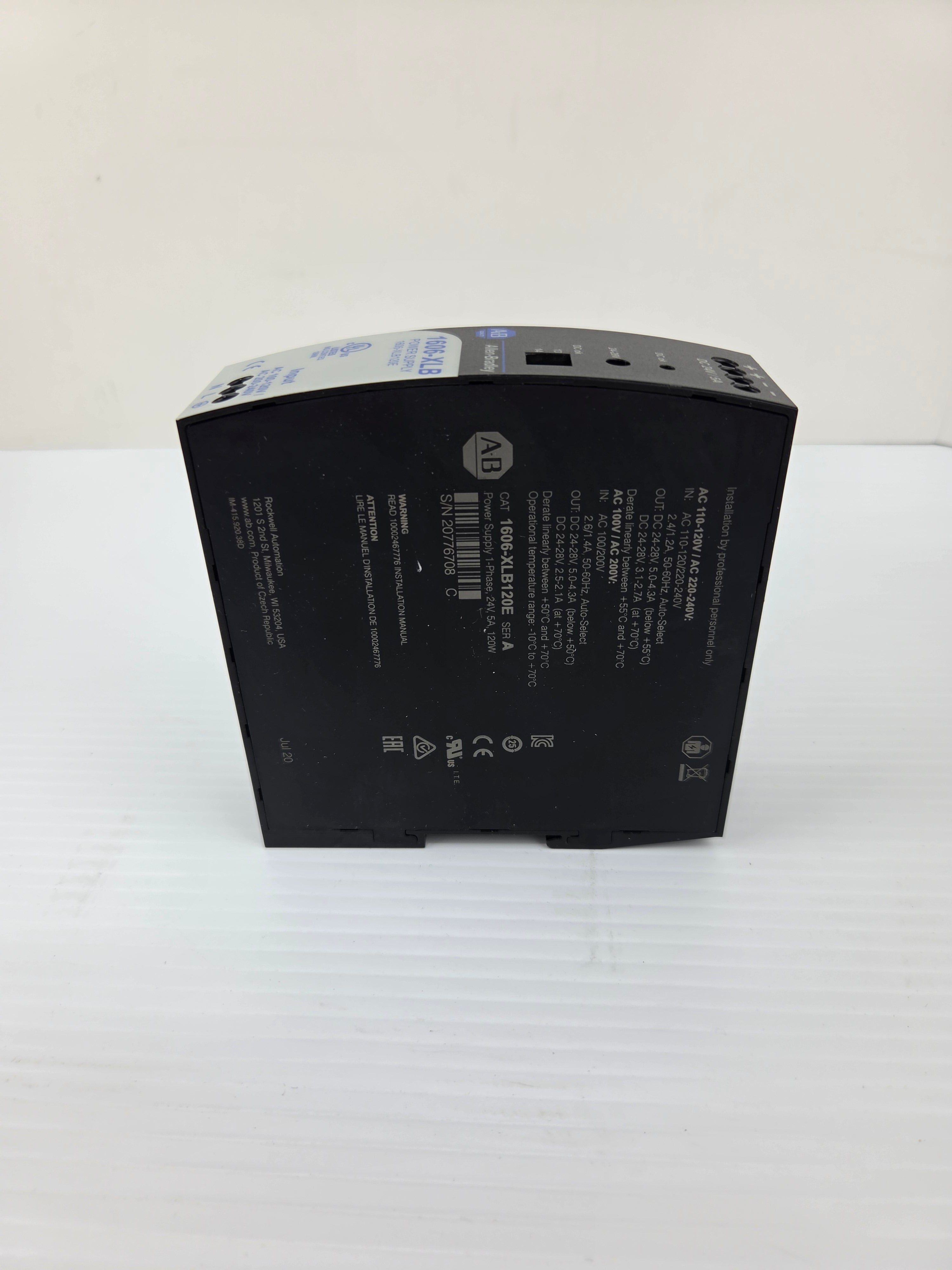 Allen-Bradley 1606-XLB Power Supply 1606-XLB120E Series A 24V 1PH - US Shipping
