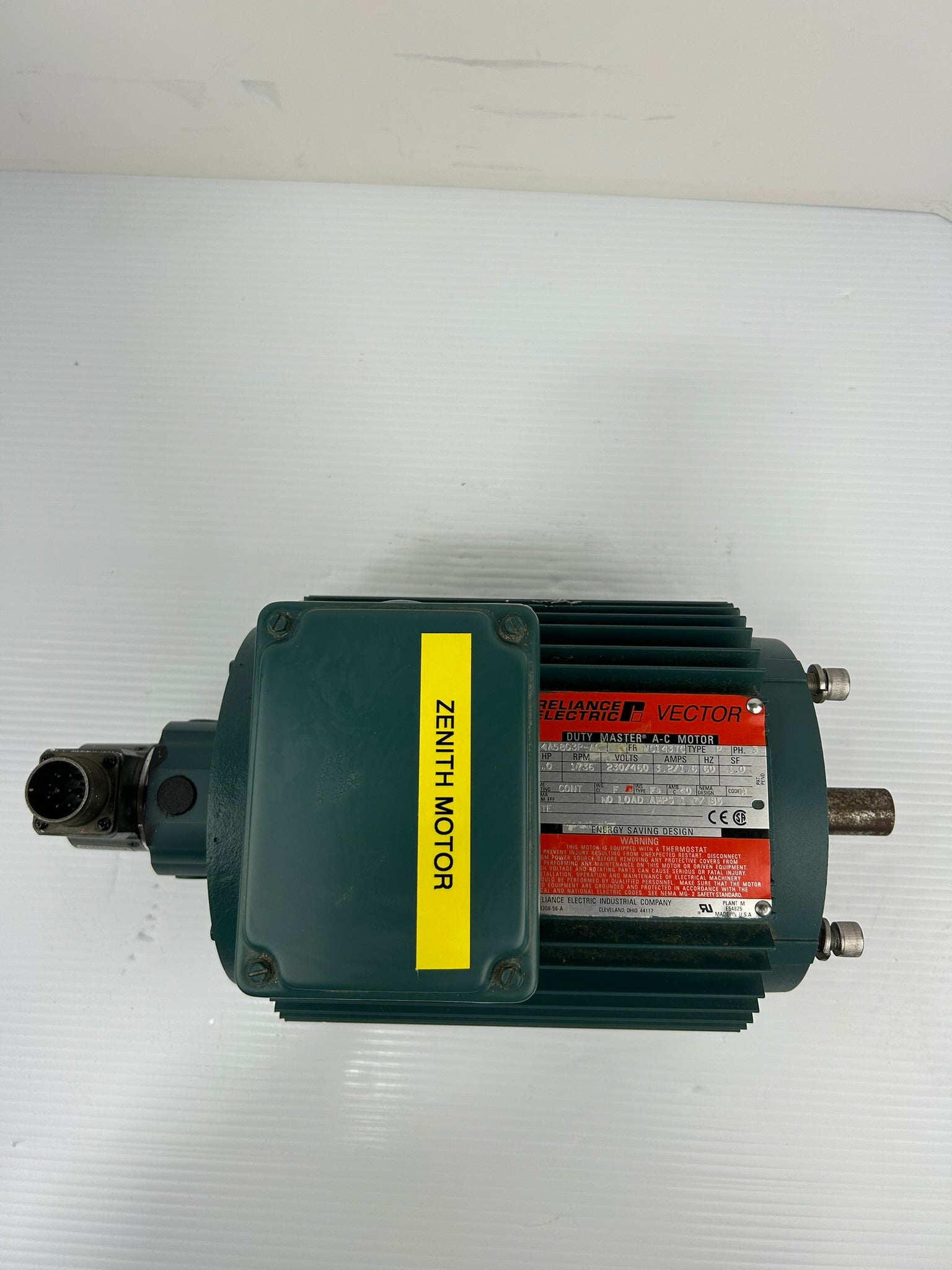 Reliance Electric AC Motor P14A5803P-AC 1HP 1736 RPM 3PH WC143TC H2310240032X510