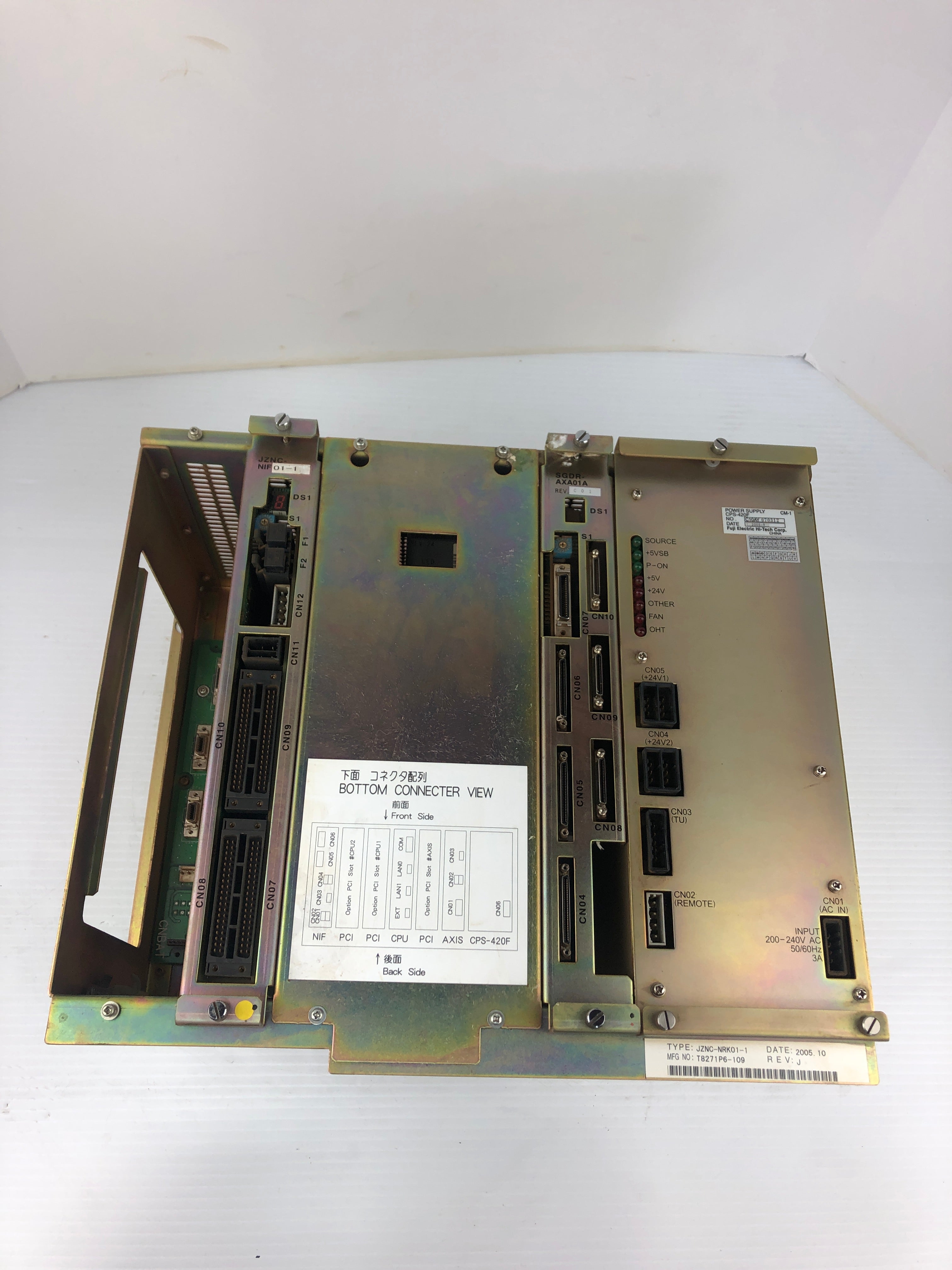 Fuji Electric CPS-420F + Yaskawa Power Supply JZNC-NRK01-1 Rack
