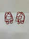 HHX SSU-3 458A Fire Sprinkler Brass with Red Wire Cage 165F/74C - Lot of 2