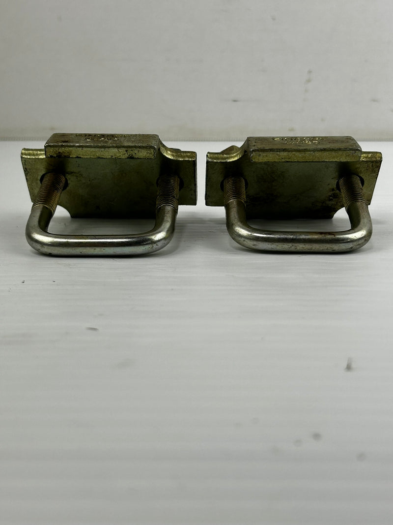 Kindorf E-760 Beam Clamp 2" Wide x 3" Long - Lot of 2