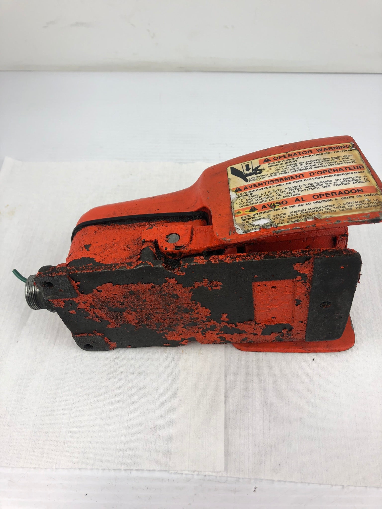 Hercules 531-SWH Foot Switch 25A 1 HP 250VAC NEMA Enclosure 2, 4, 13