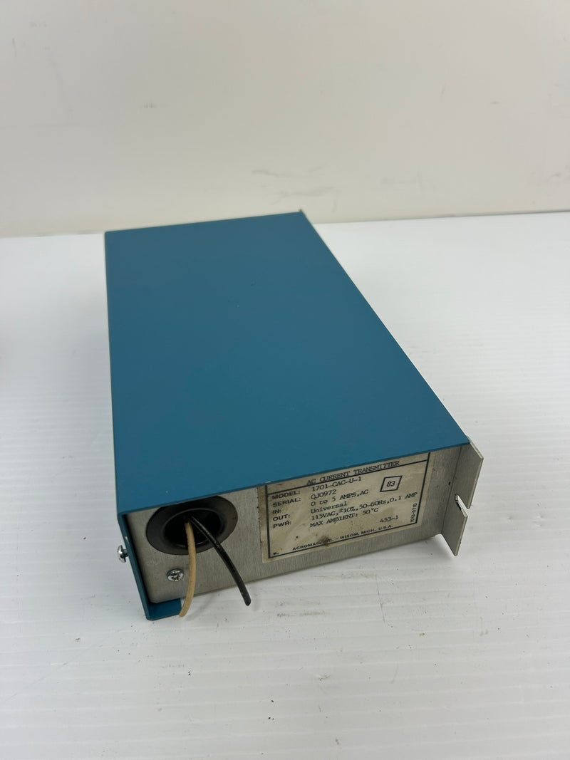 Acromag INC 1701-CAC-U-1 AC Current Transmitter 0-5 Amps