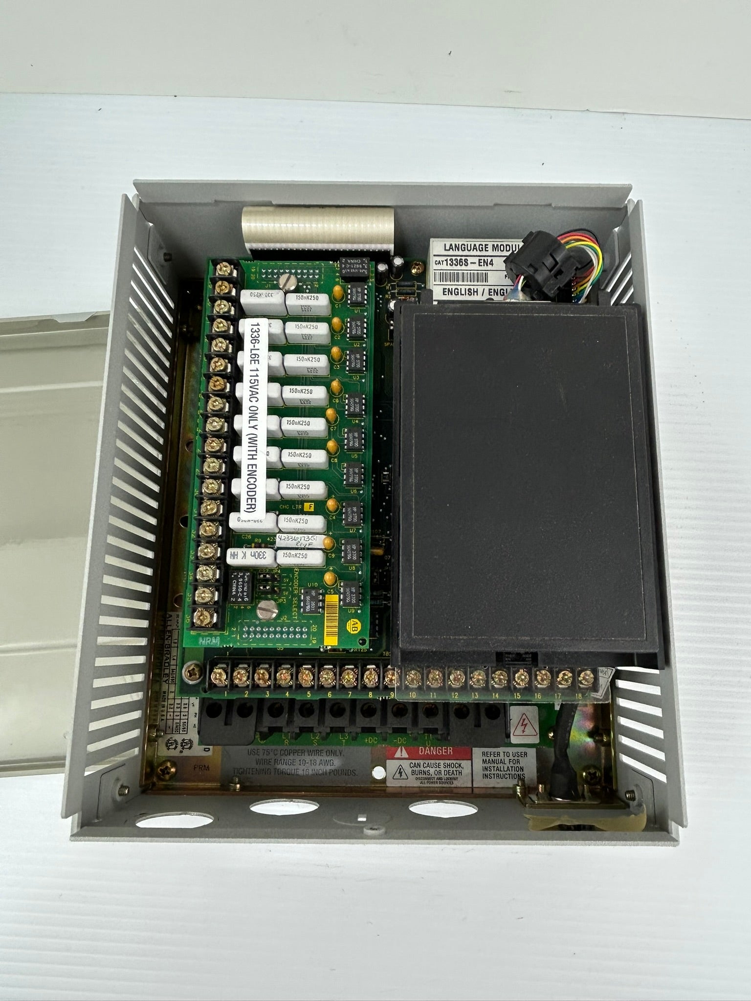 Allen-Bradley 1336S-BRF10-AA-EN4 Sensorless Vector Drive 1336 Plus Ser. D