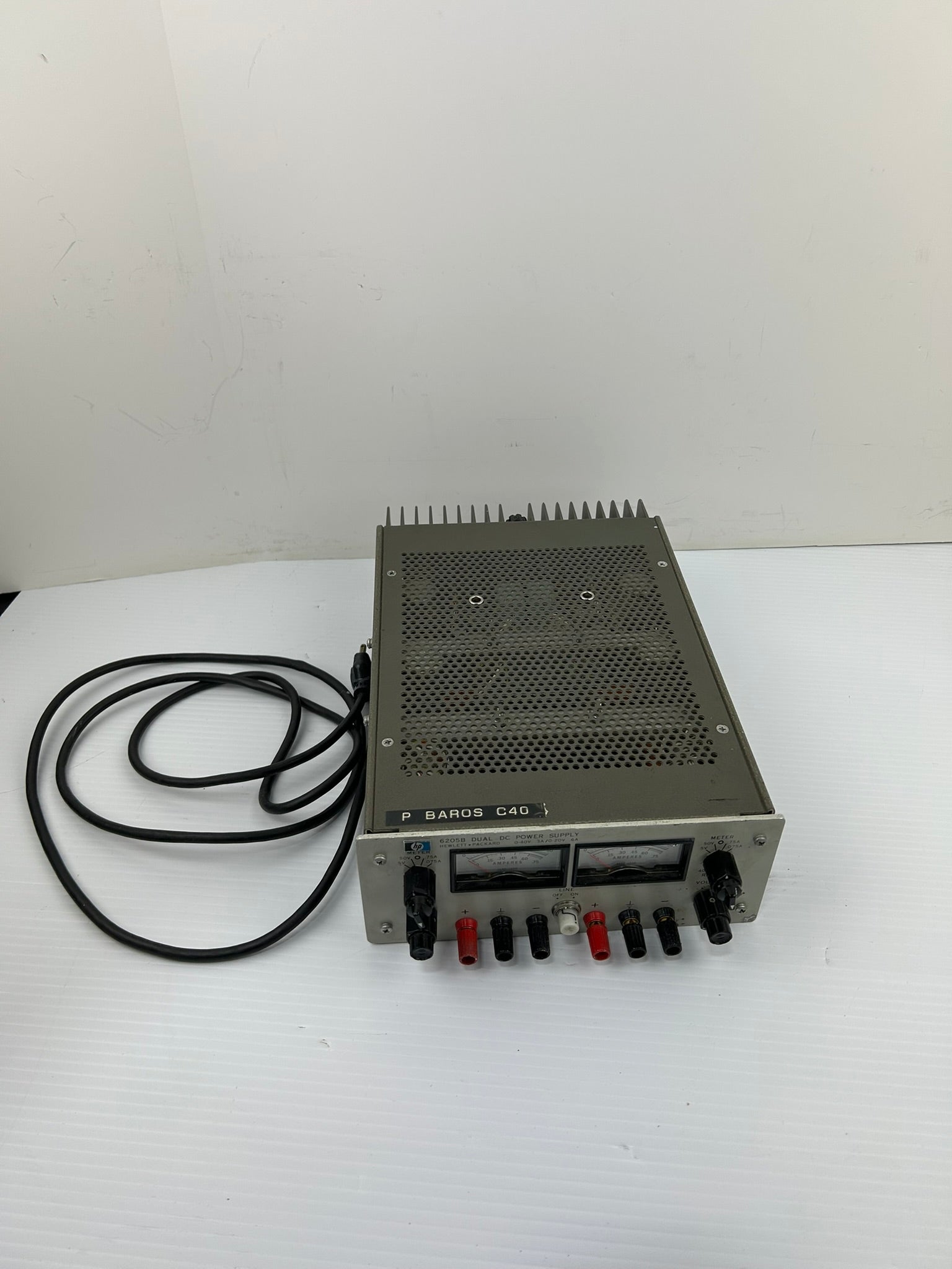 HP 6205B Dual DC Power Supply 0-40V 0-20V 6A