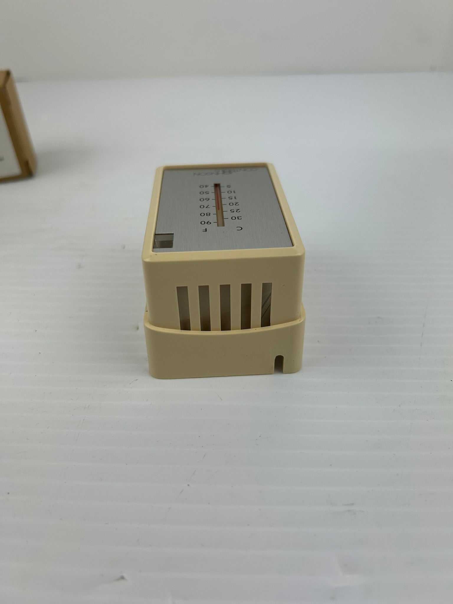 Johnson Controls T-4000-2146 Thermostat Cover Beige Plastic Vertical
