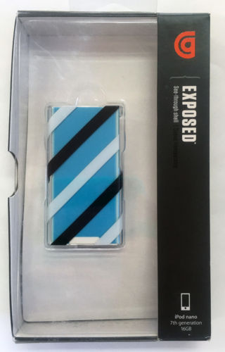 Griffin Exposed iPod Nano 7th Generation 16 GB Blue Stripes