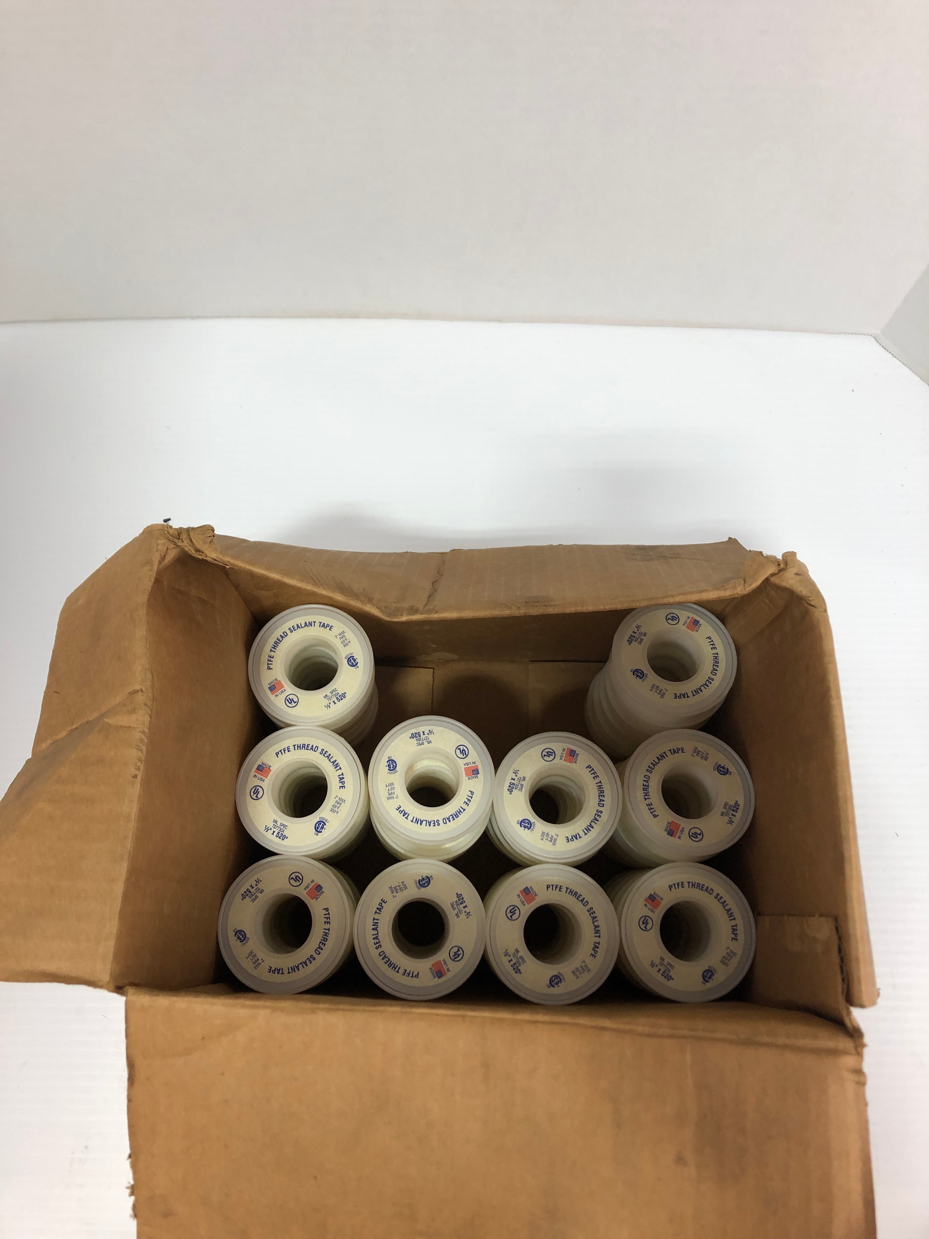 T27730A PTFE Thread Sealant Tape 1/2" x 520" - Lot of 60