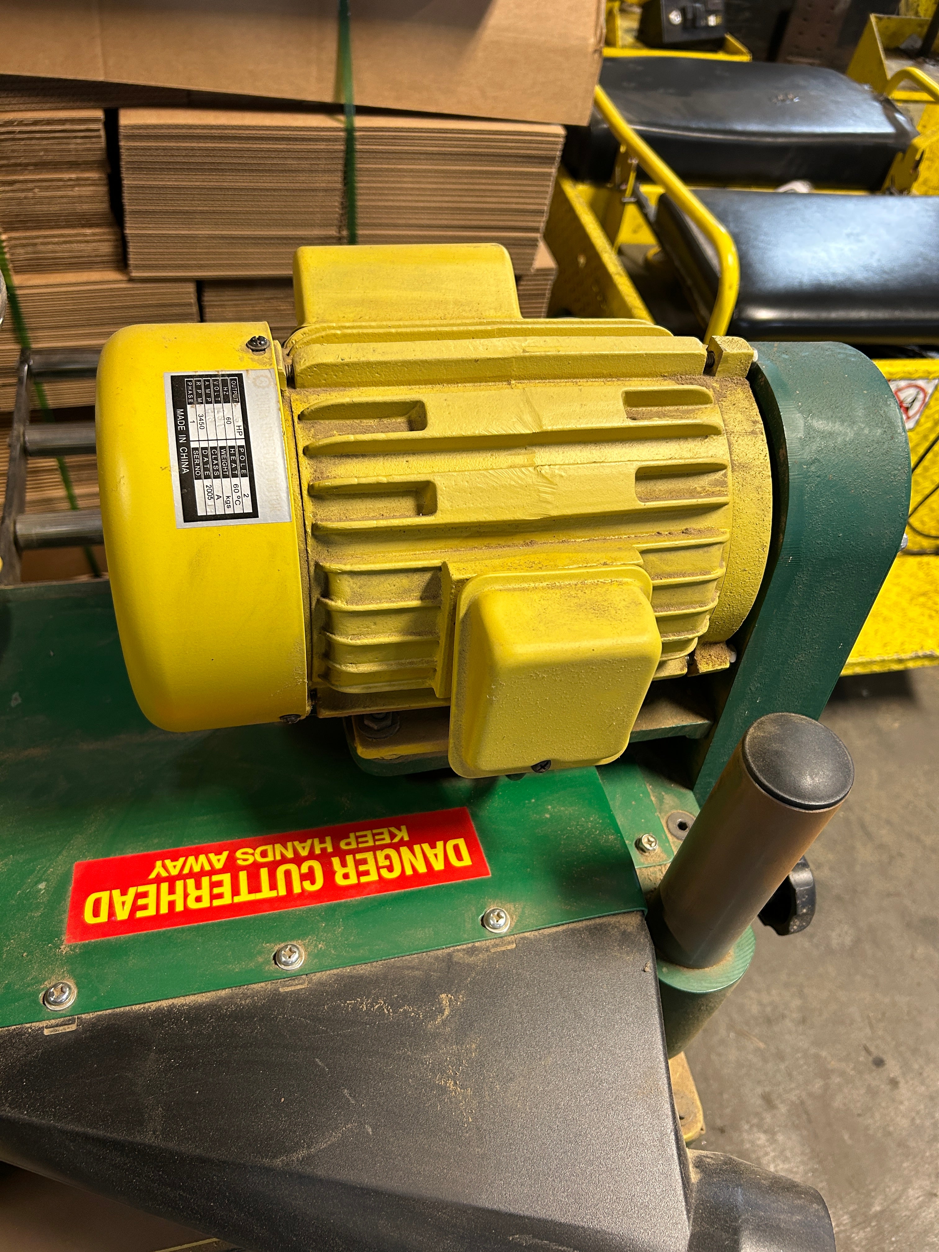 Woodtek 15" Wood Planer 124070 3HP 230V 1PH 2P 18A 3450 RPM 60Hz Woodworking