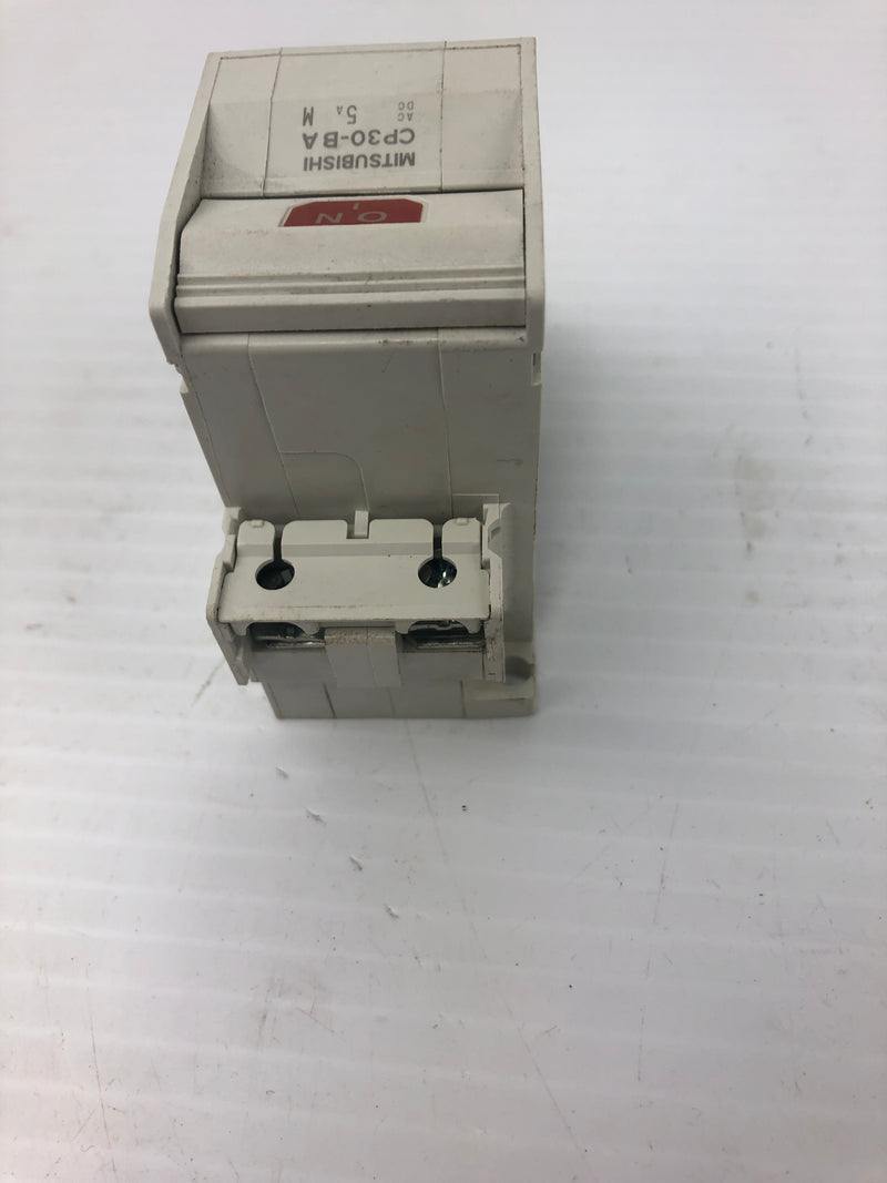 Mitsubishi Electric CP30-BA Circuit Protector 2 Pole 5A 220 VAC 2.5 kA 50/60 Hz