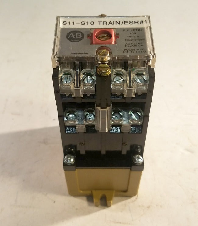 Allen-Bradley 700-P800A1 AC Relay Series D Direct Drive 12 Pole 120VAC