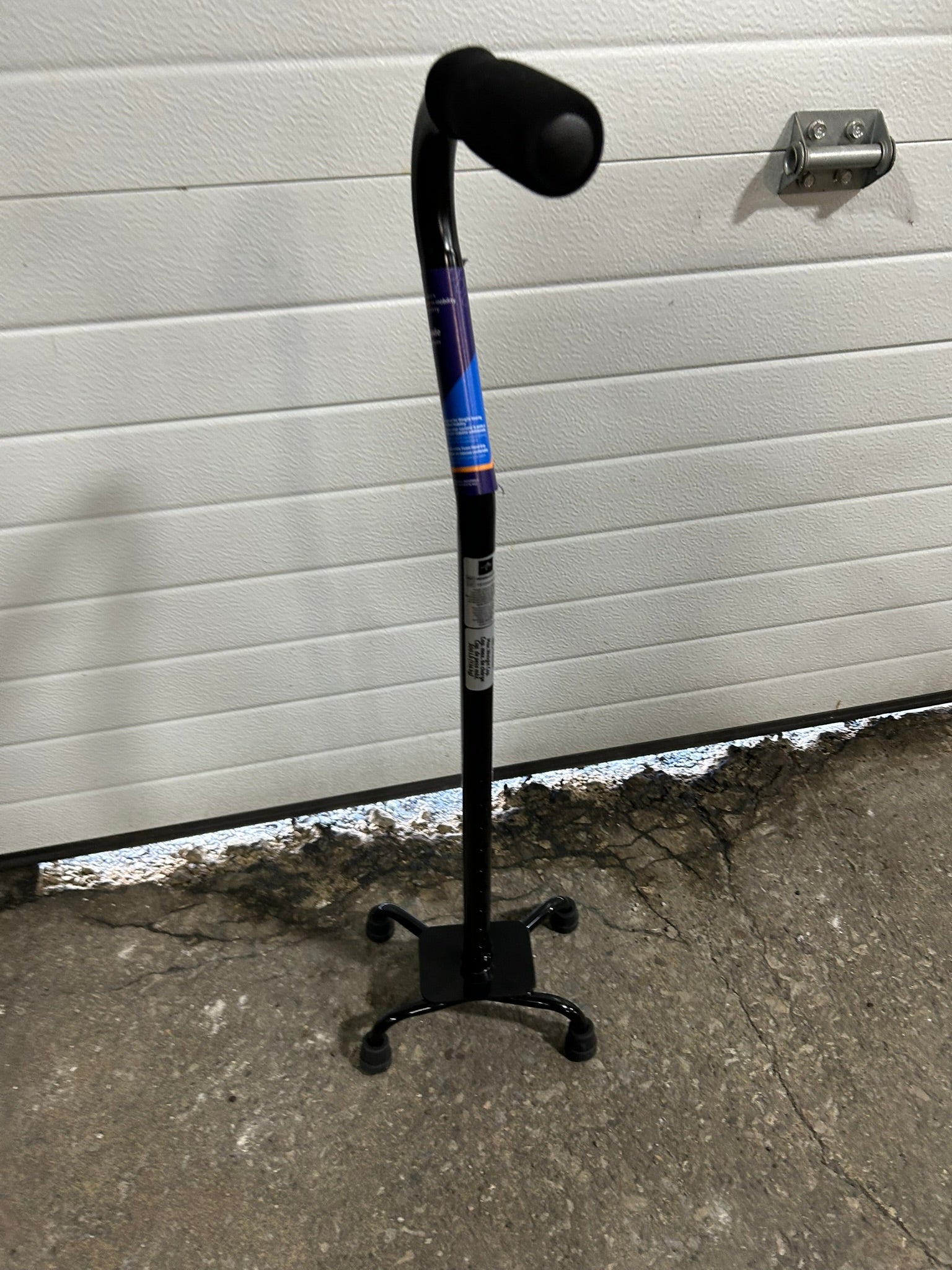 Medline MDS86222H1 Quad Cane Black - Max Weight 300 LB