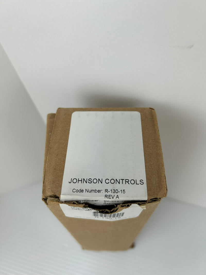 Johnson Controls R-130-15 Pressure Reducing Valve 3/8 Rev A 60-300PSIG 175°F