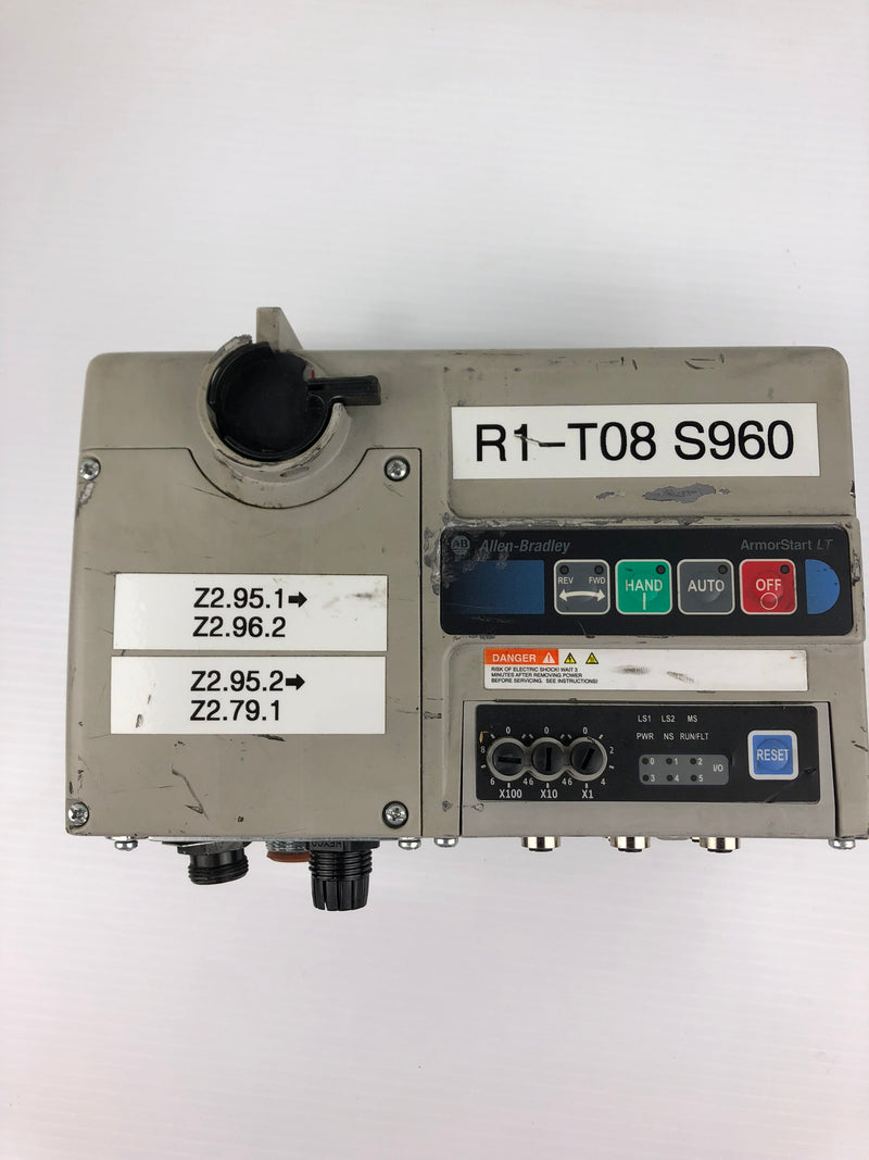 Allen Bradley 291E-FAZ-G1-3FR ArmorStart LT EtherNet Series A