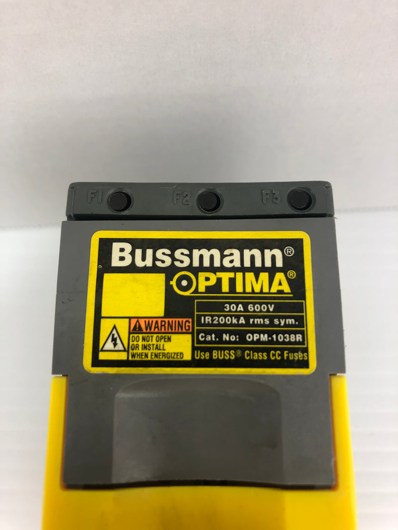 Bussmann OPM-1038R Optima Fuse Holder 600V 30A - Lot of 6