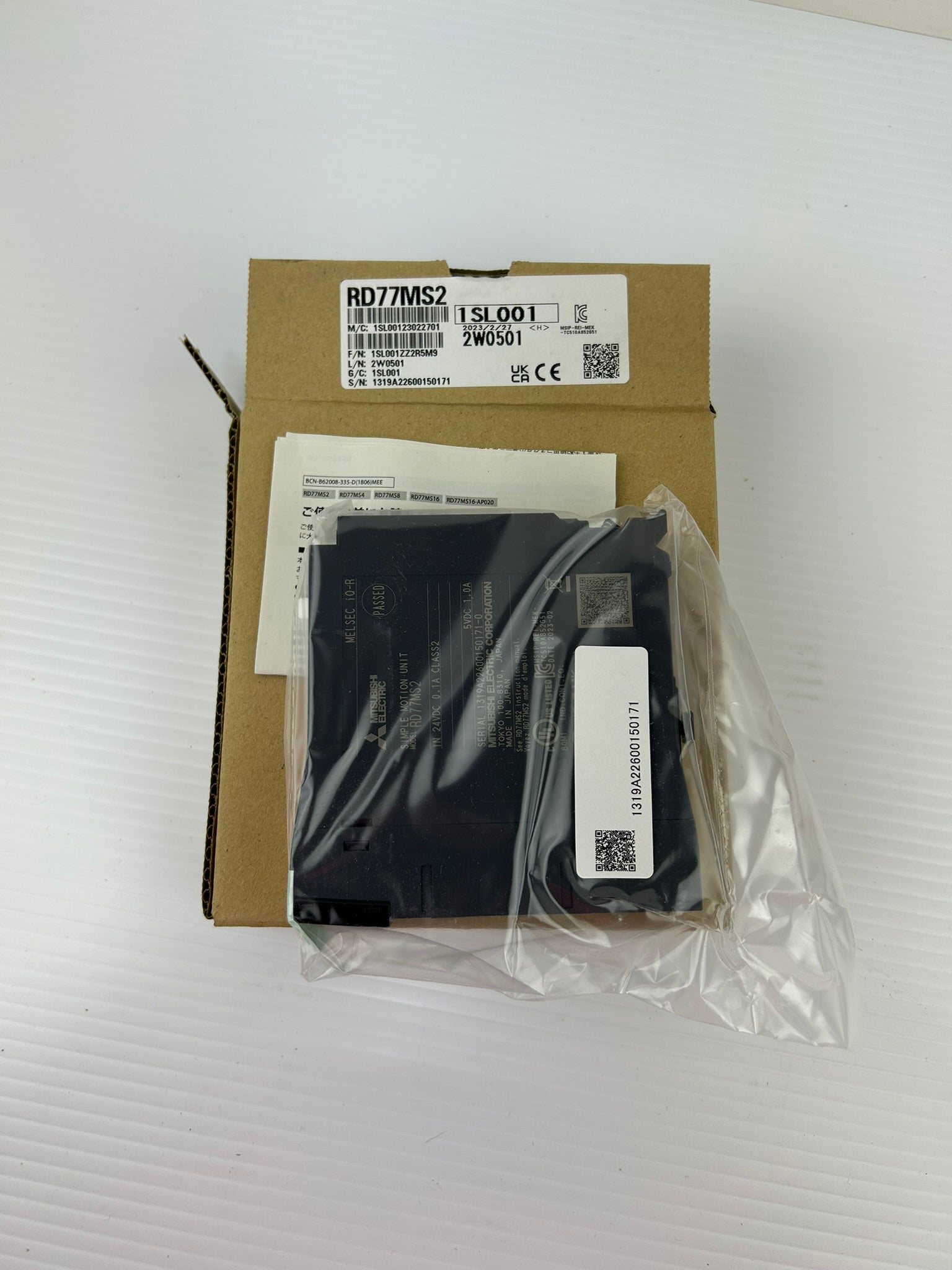 Mitsubishi RD77MS2 MELSEC iQ-R Simple Motion Module 2-Axis PLC
