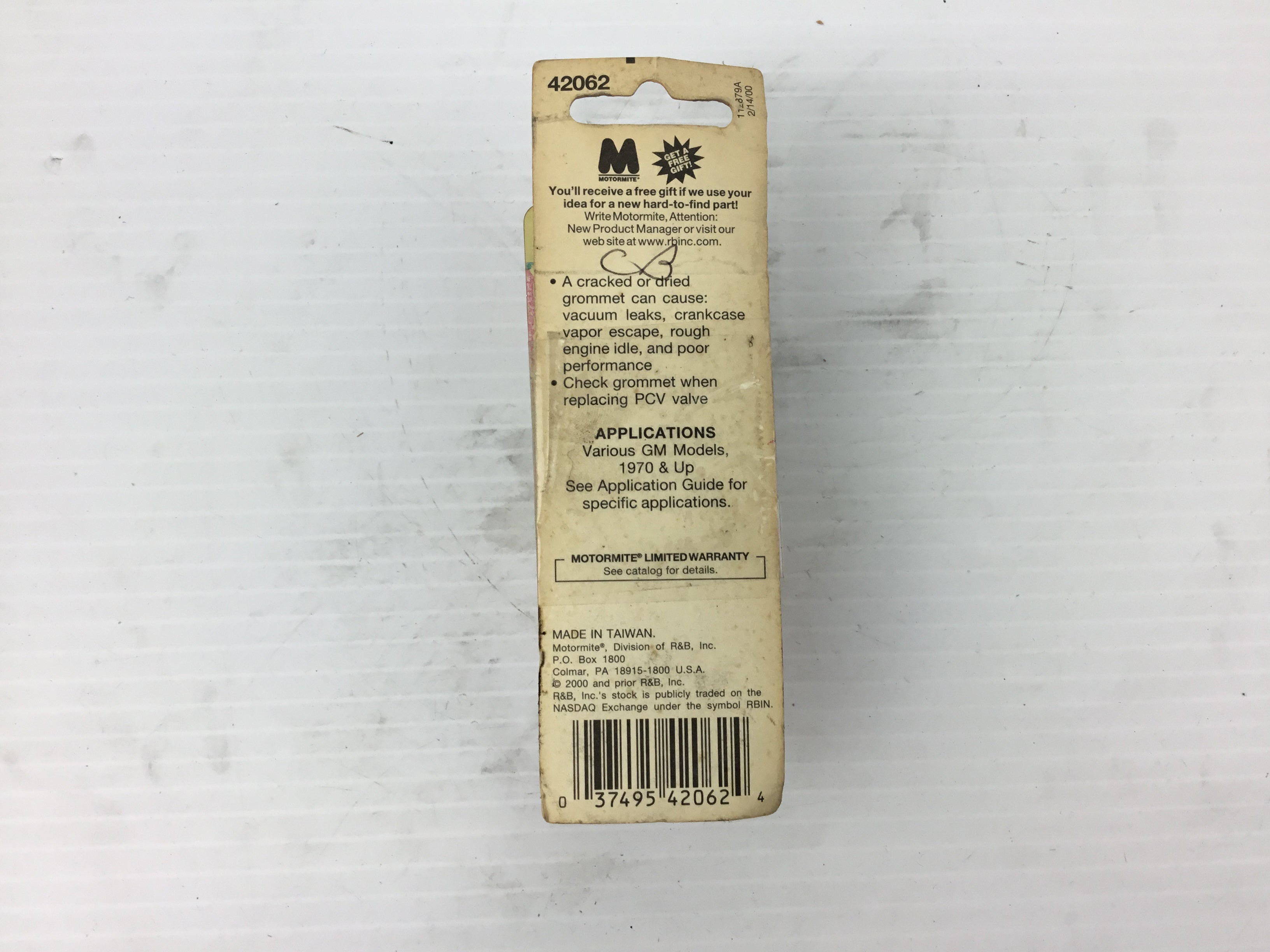 Dorman Help 42062 PCV Valve Grommet Underhood For GM 1970+