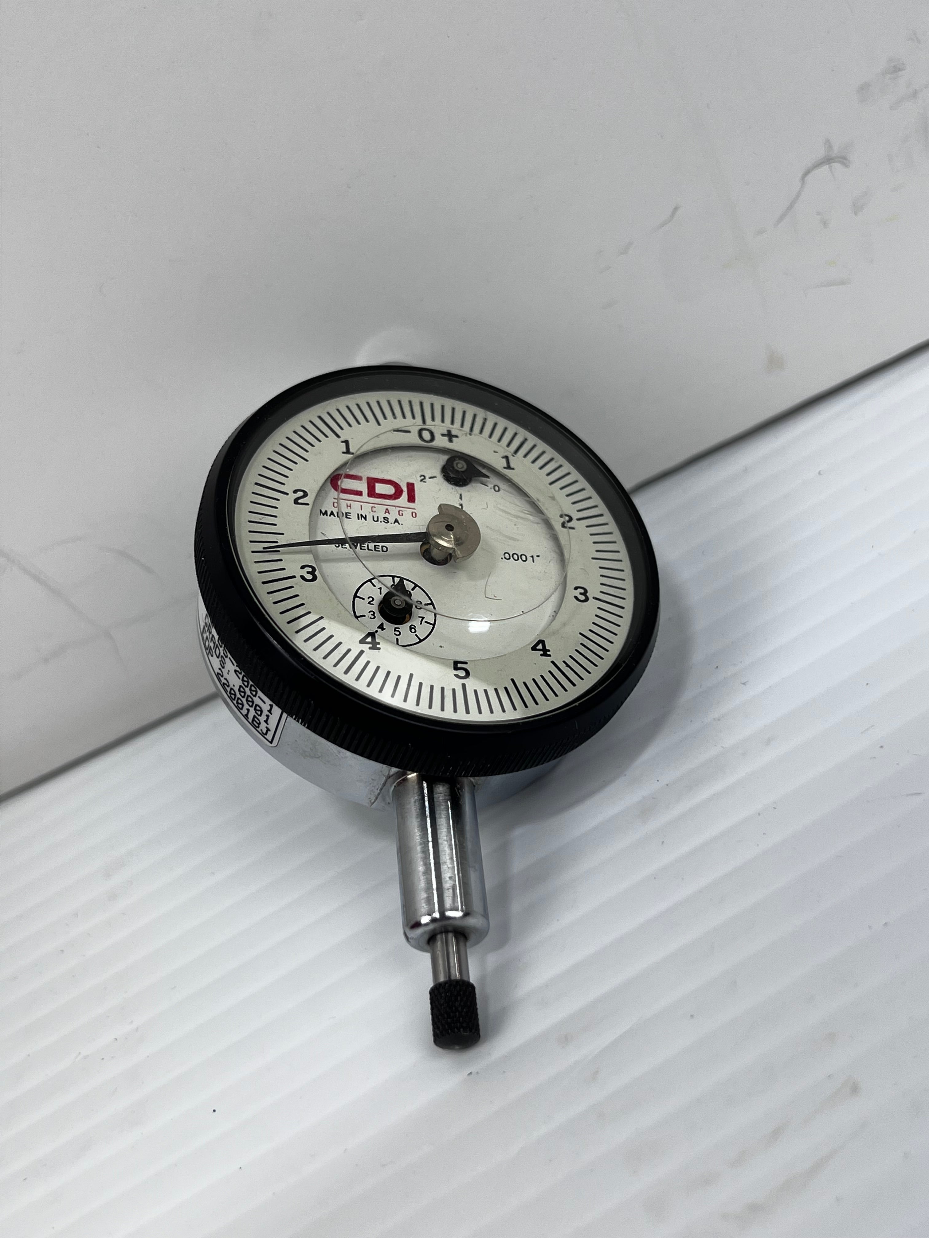 CDI J2-B5-200-1 Dial Indicator Gauge 0-5 .200 Range .0001 Grads