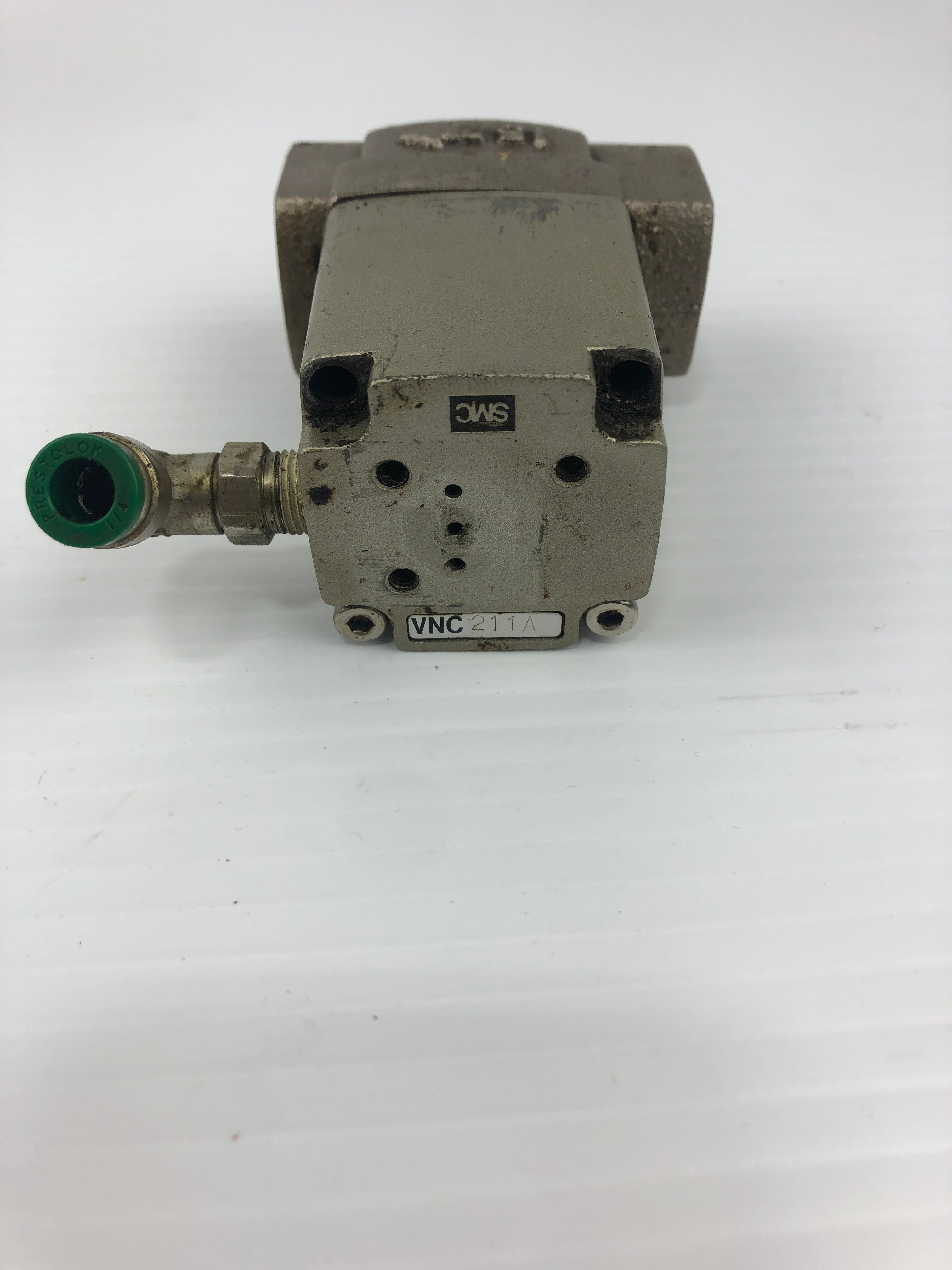 SMC VNC211A Process Valve with 15mm Port and Elbow Fitting