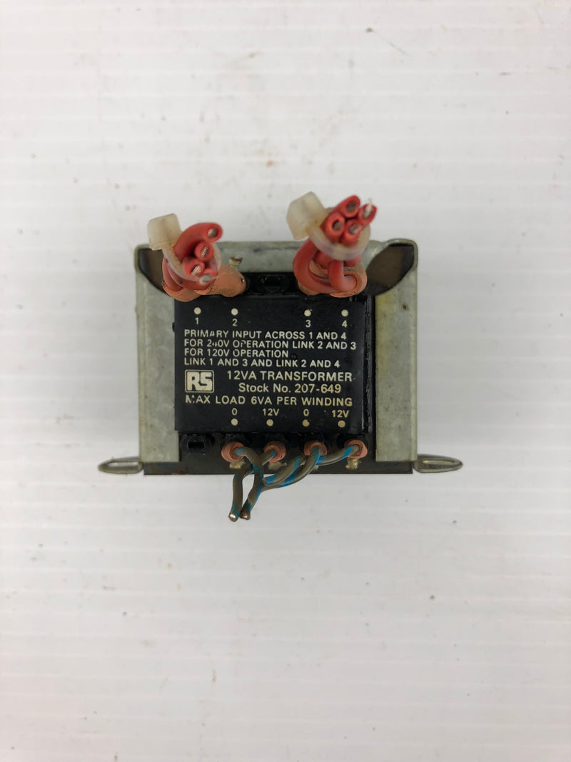 RS 207-649 Transformer 12VA