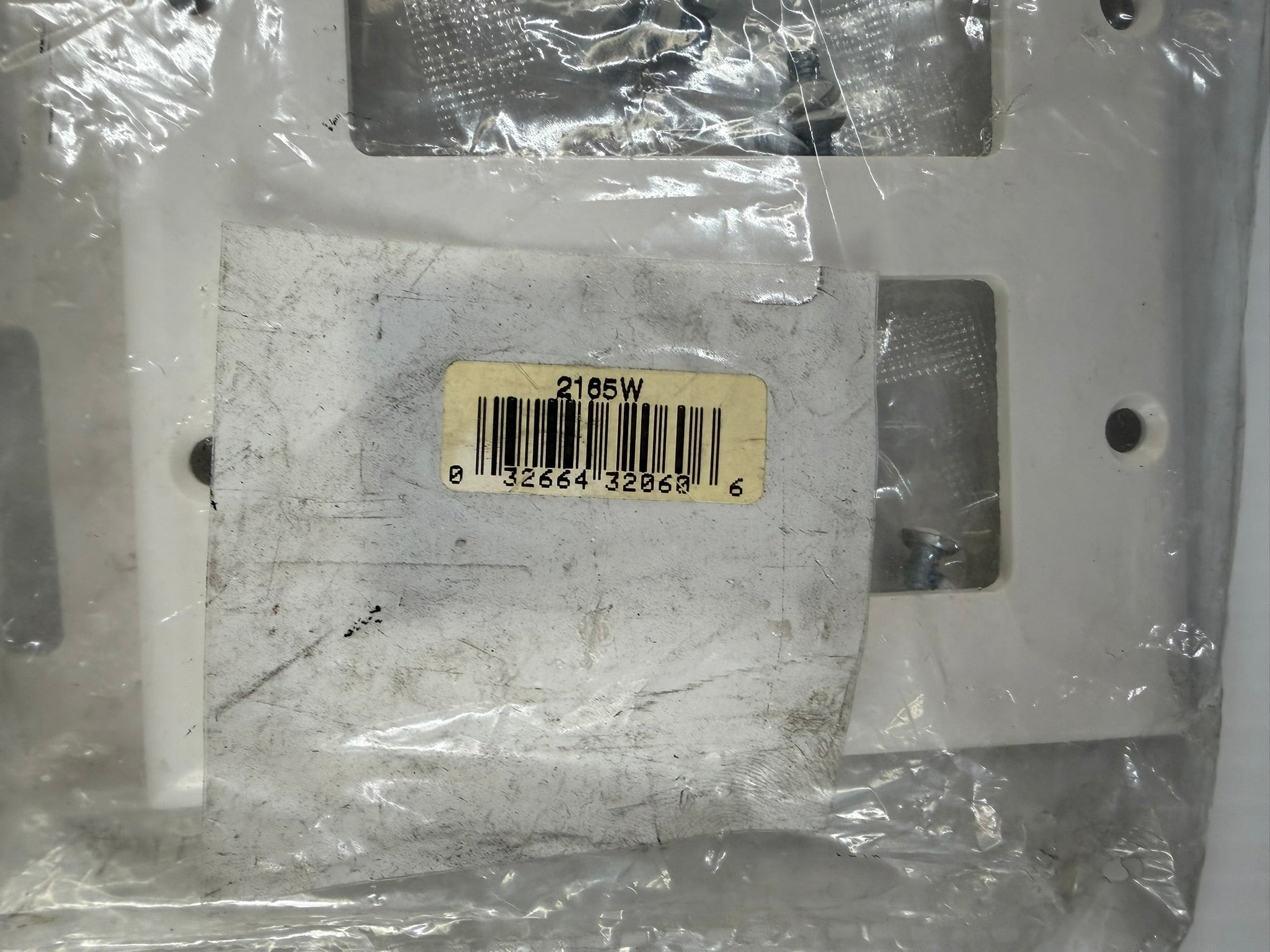 Cooper Wiring 5-Gang Toggle Switch Plate 2165W White Lot of 3