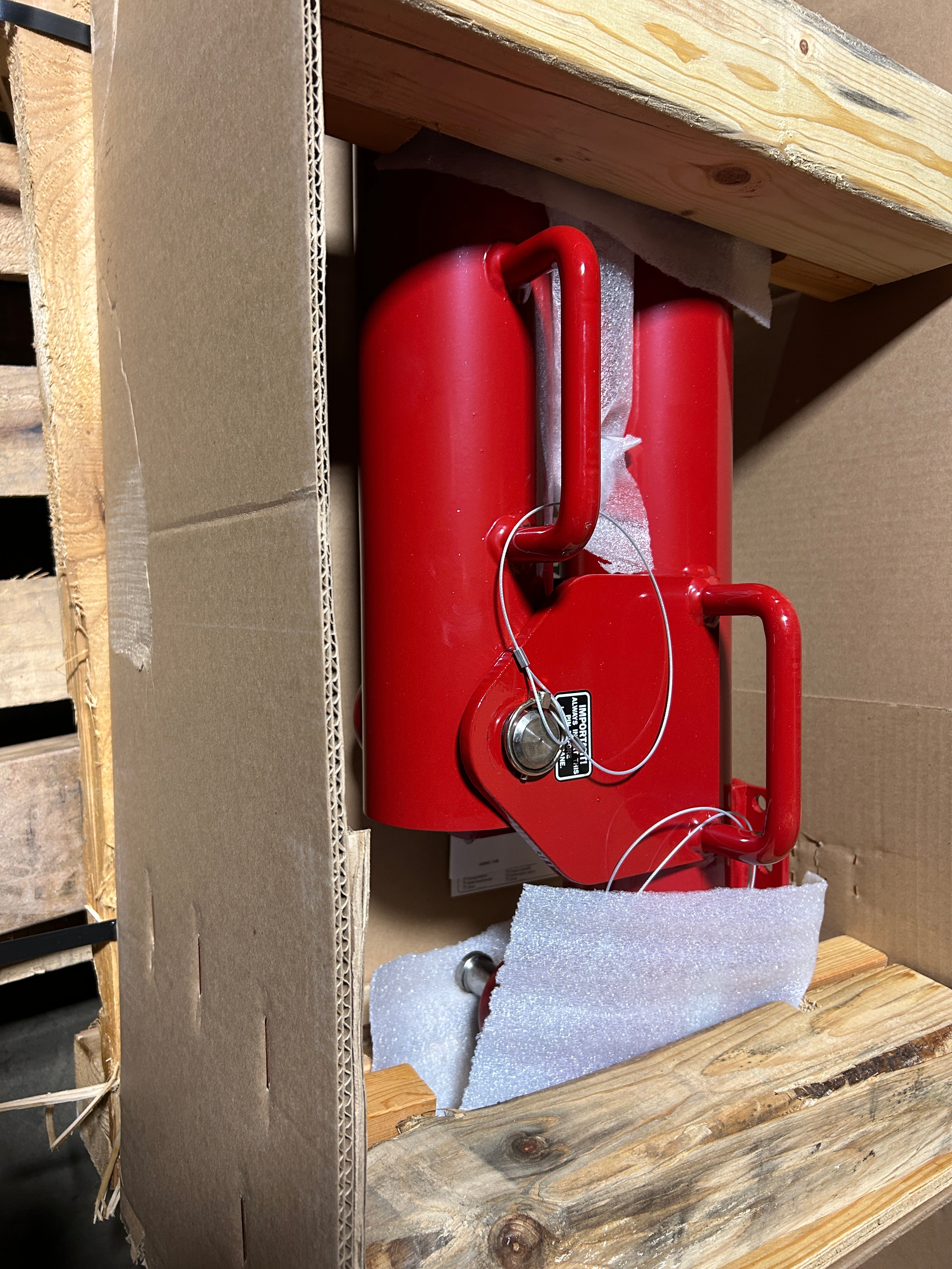 Thern 5124 Portable Davit Crane Boom Fusibond Sub Assembly Red