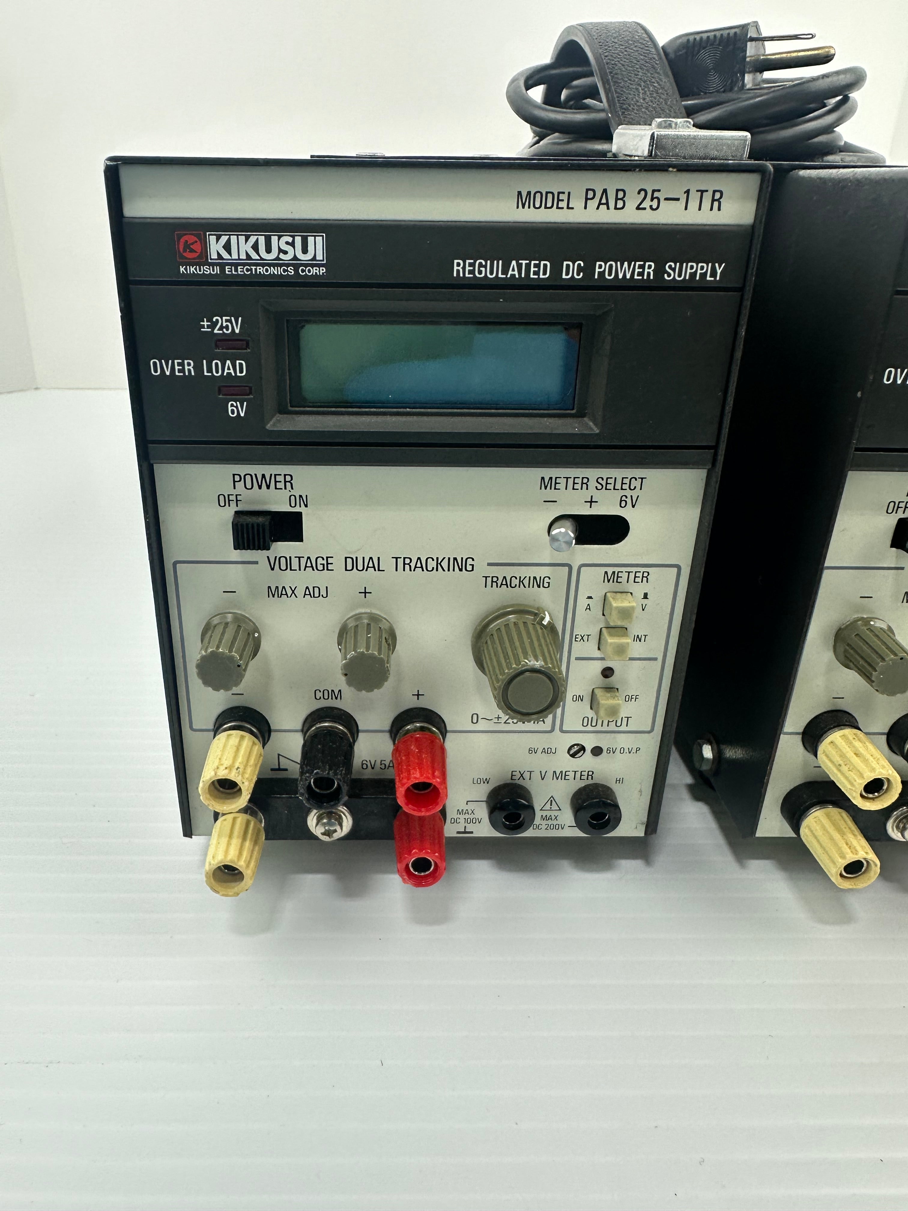 Kikuyu I Regulated DC Power Supply PAB 25-1TR 120 V 2.2 Amp 50/60 Hz