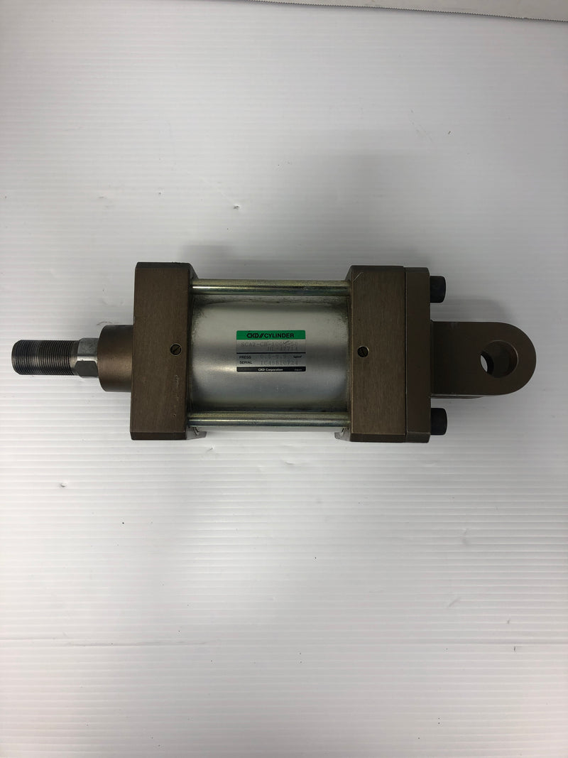 CKD SCA2-CB-100N-50 Pneumatic Cylinder Press: 0.5-9.9kgf/cm²