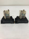 Omron MY4N Relay 24VDC with Base 27Y2W1 - Lot of 2
