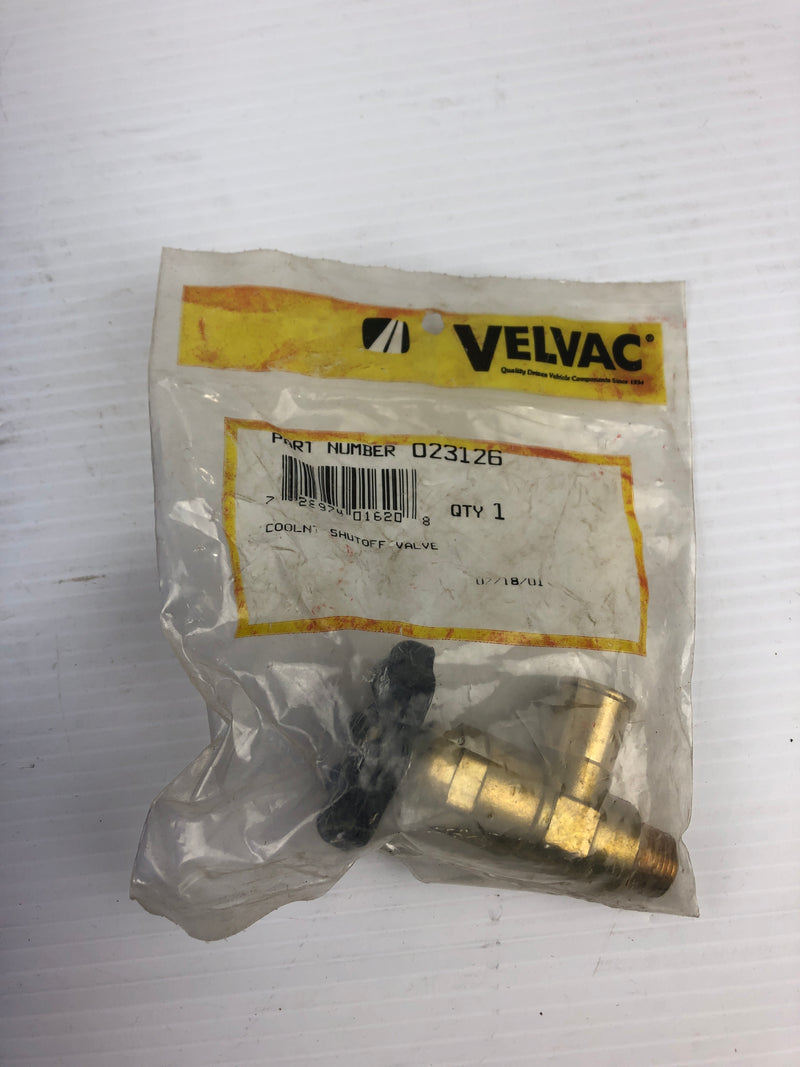 Velvac 023126 Coolant Shutoff Valve