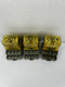 Idec RH4B-U Relay 120V 10A With SH4B-05 Base 300V 10A - Lot of 3