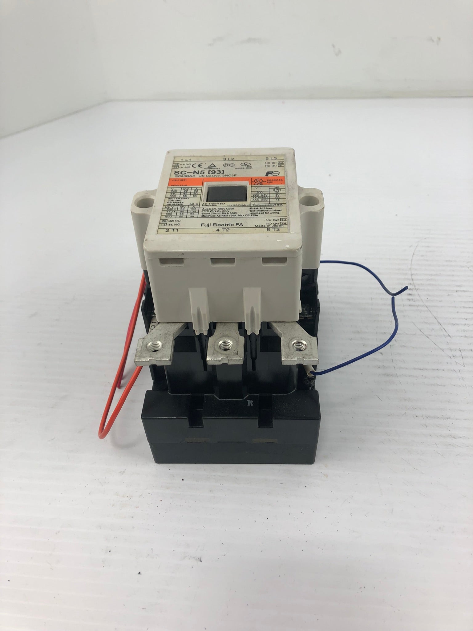 Fuji 3NC3F SC-N5[93] Electrical Contactor 3 Ph