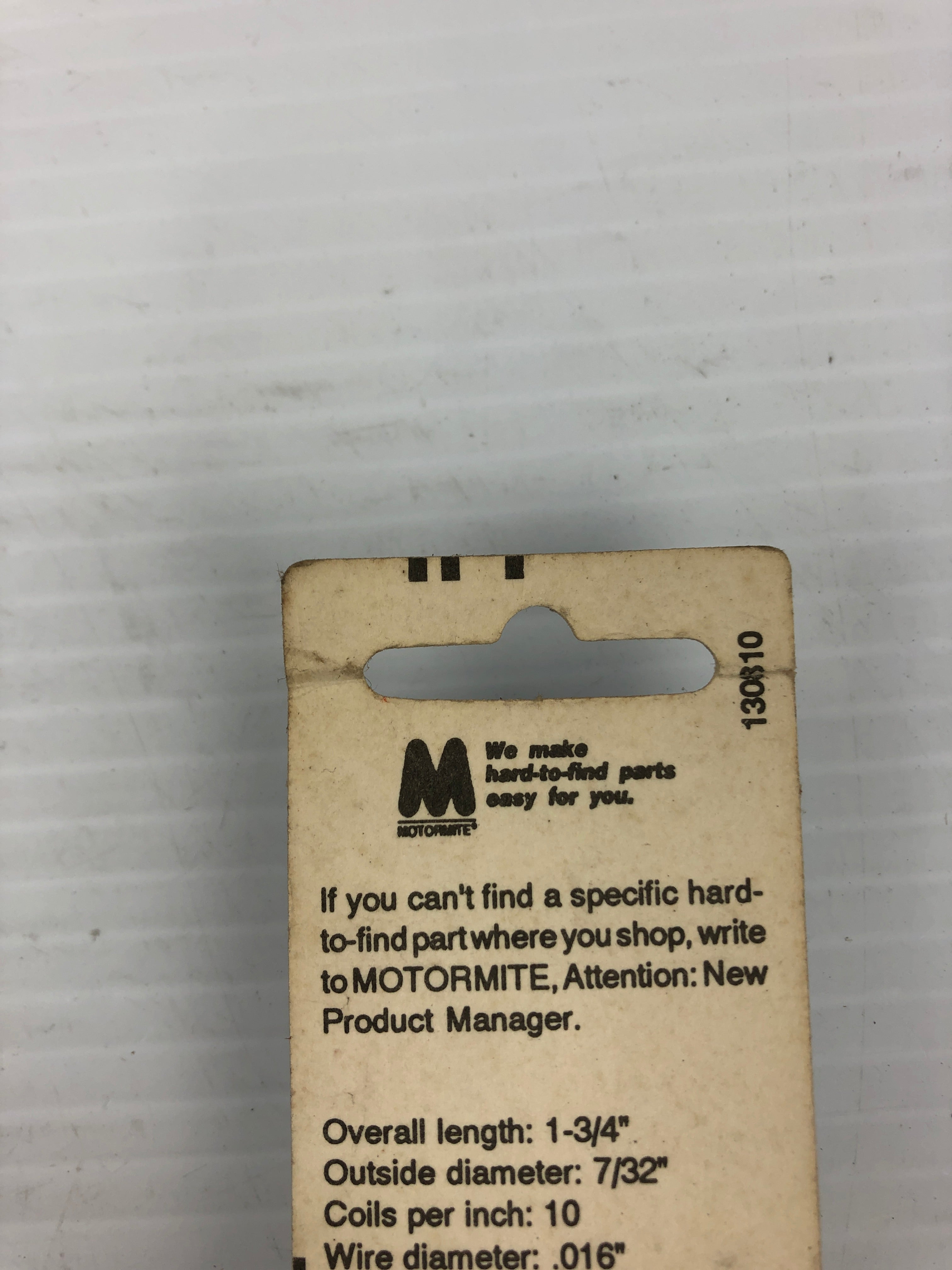 Spring-Tite 40510 Compression Spring 1-3/4" x 7/32" x .016