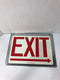Accuform MEXTGL14R Hangable Metal Exit Sign