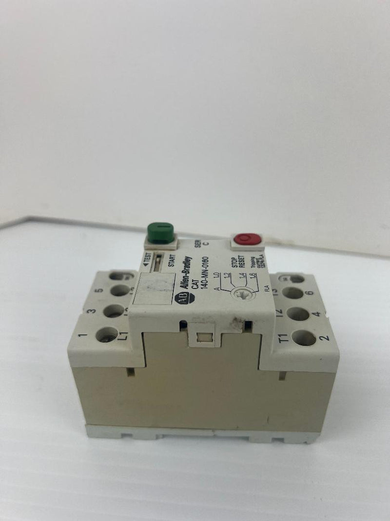 Allen-Bradley 140-MN-0160 Motor Starter Ser. C 600V 2.5A - Lot of 2