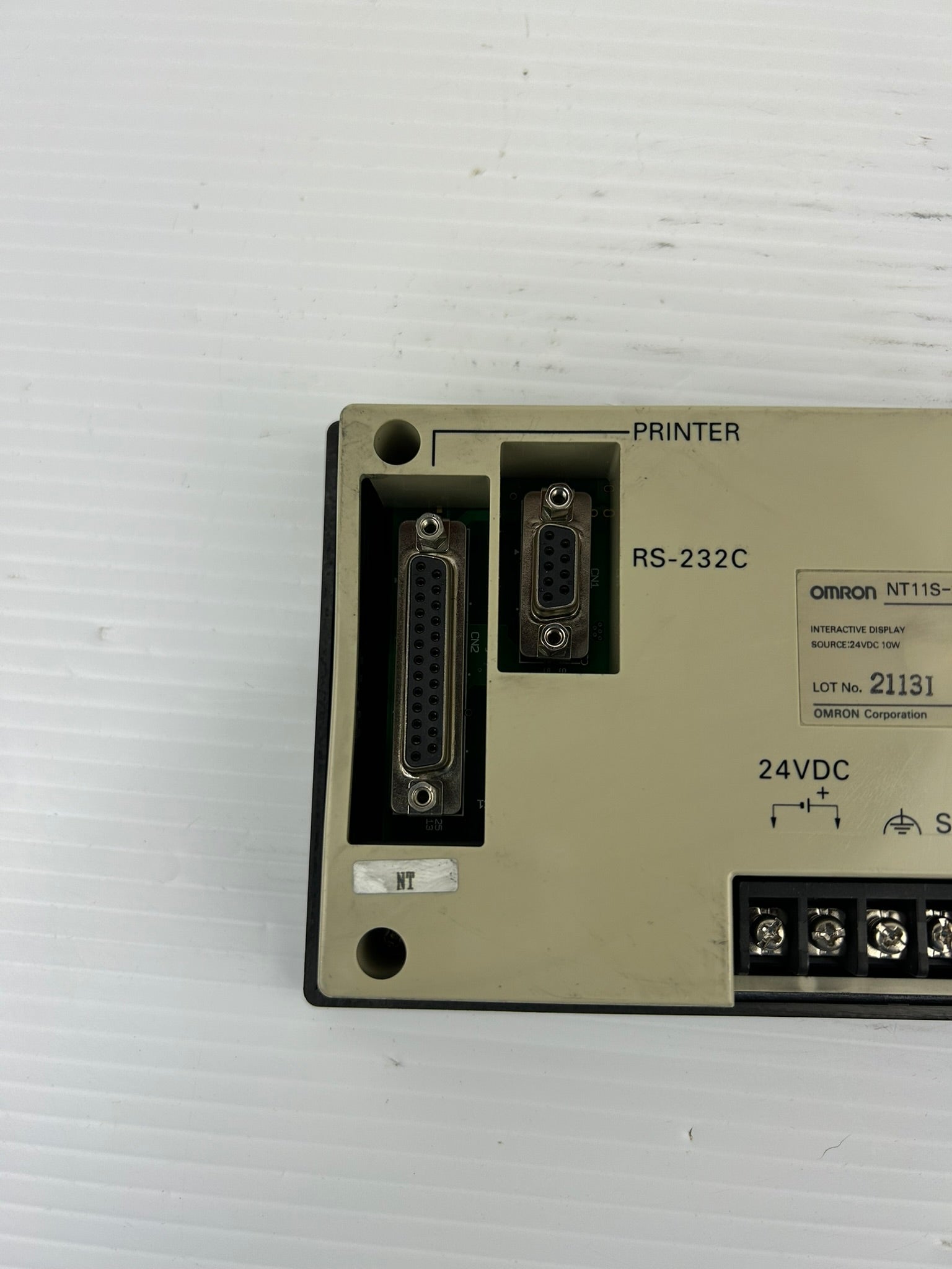 Omron NT11S-SF121B Interactive Display HMI Module 24VDC 10W