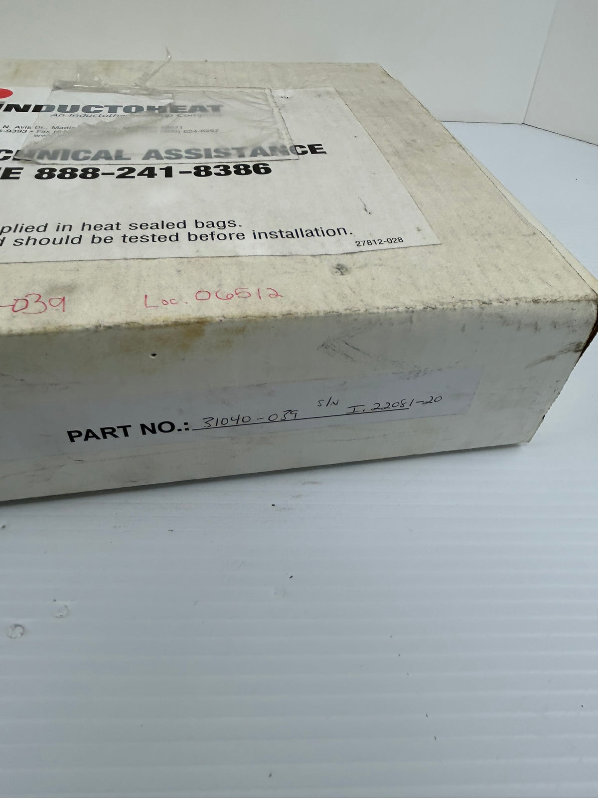 Inductoheat 31040-039 Circuit Board Assembly Industrial Control PCB