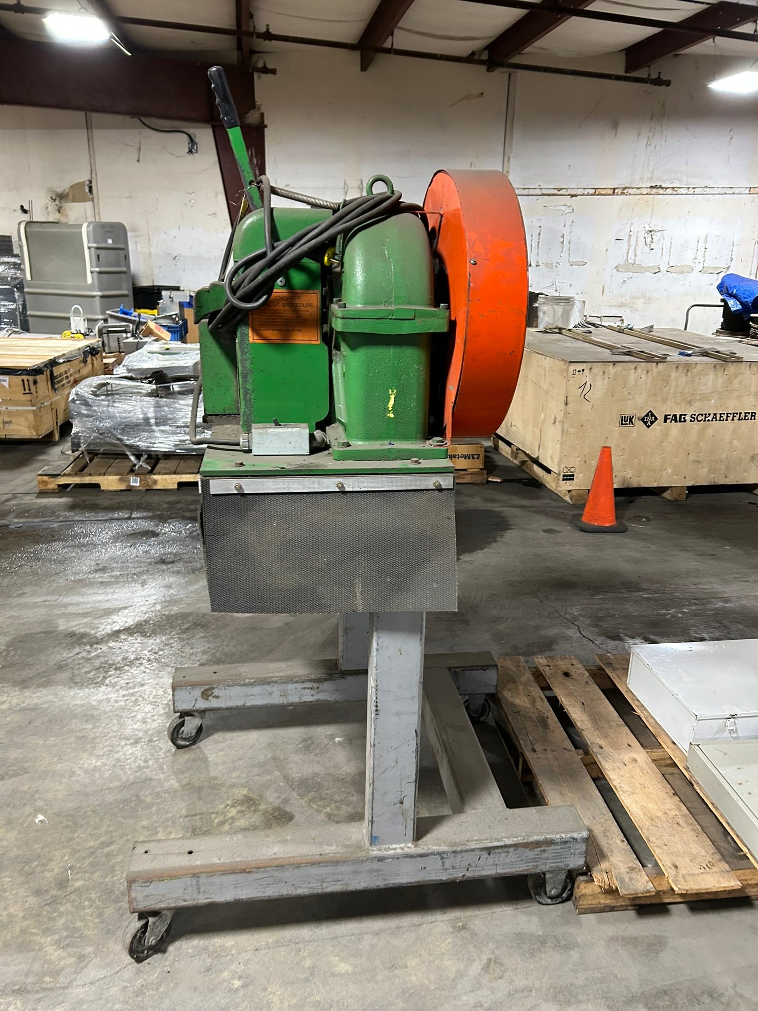 Sweed Machinery Industrial Steel Scrap Metal Banding Chopper 4079 with Base