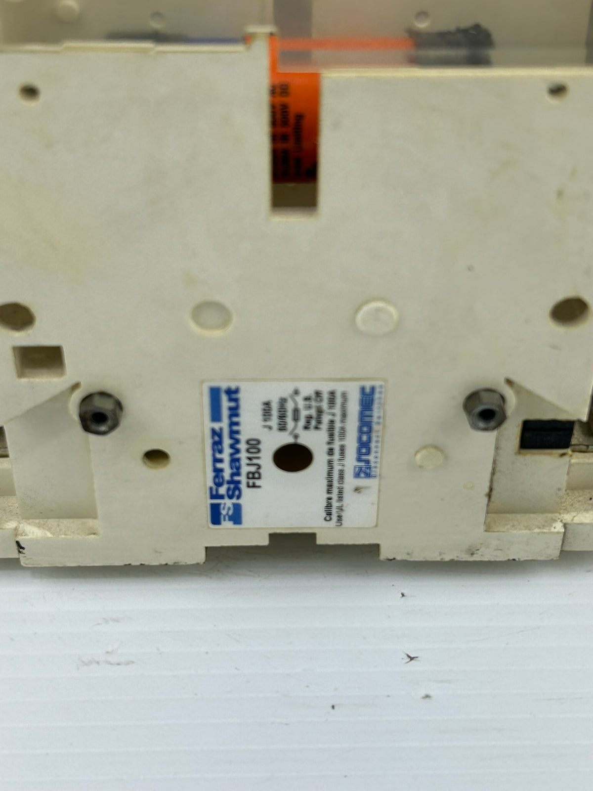 Ferraz Shawmut FUSERBLOC J 100A FBJ100 3-Pole Fuse Holder Switch
