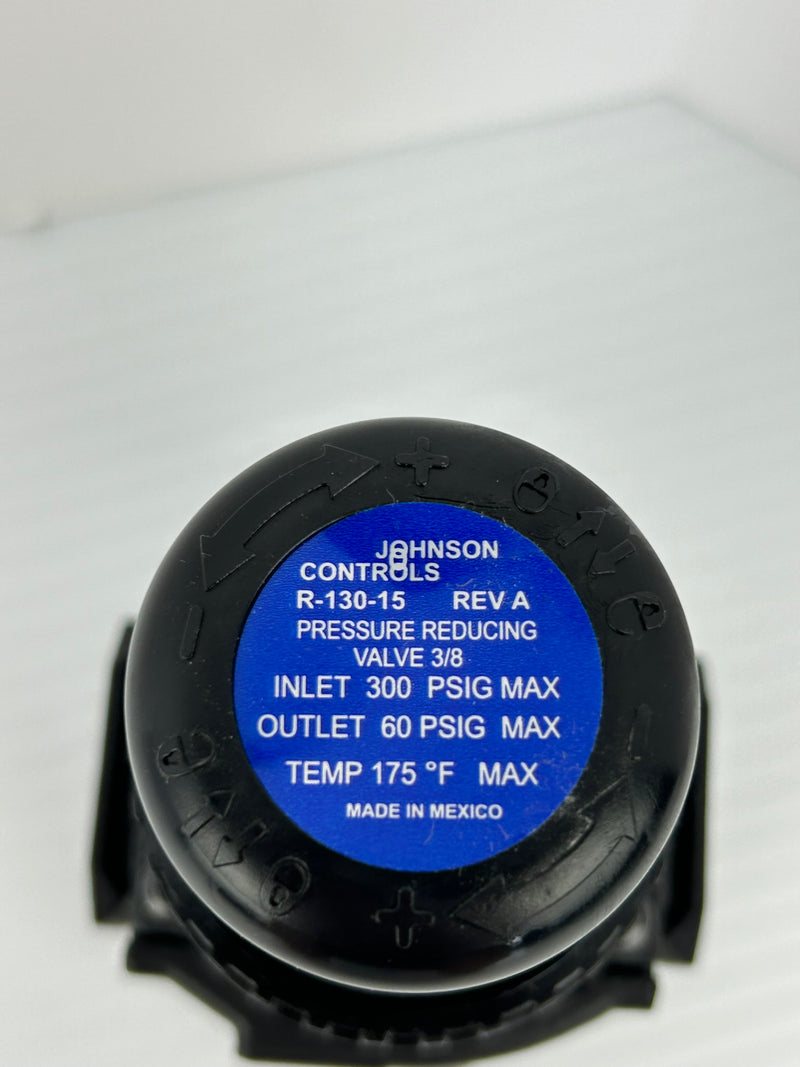 Johnson Controls R-130-15 Pressure Reducing 3/8 Valve Rev A 60-300PSIG