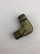 Parker 3/8" Male X 3/8" Male Brass Fitting - Lot of 4