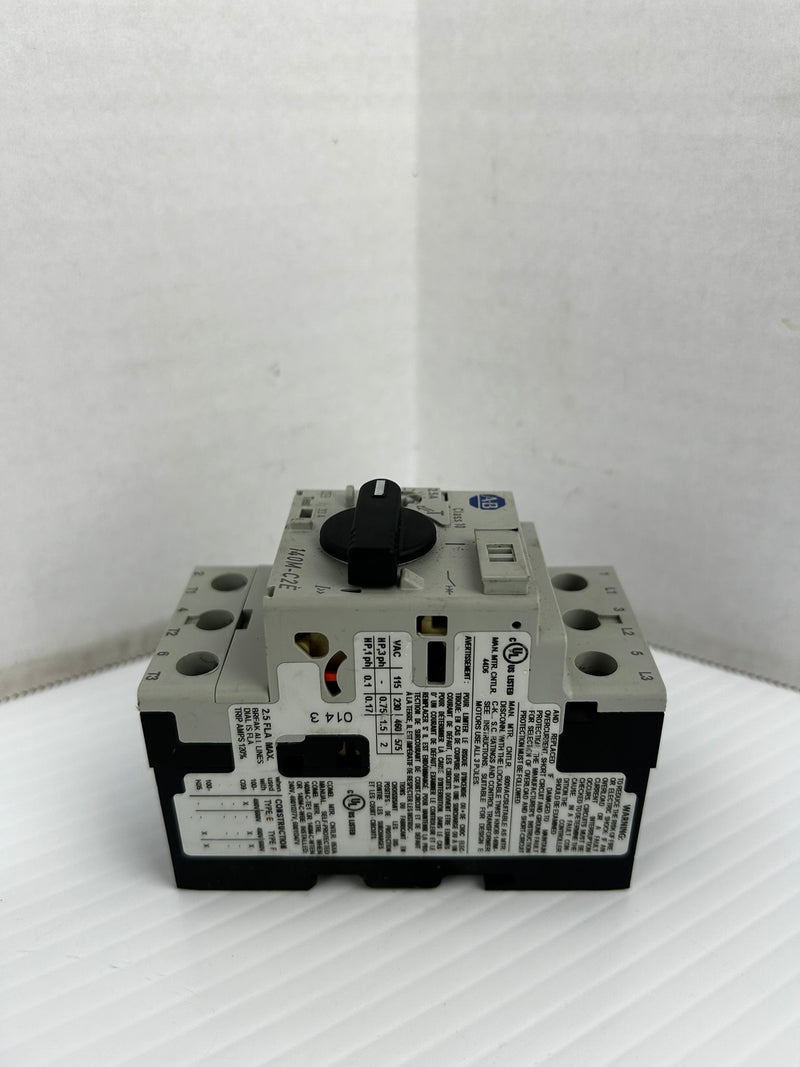 Allen-Bradley 140M-C2E-B25 Motor Protector Circuit Breaker Ser. D 690V 20A 2PH